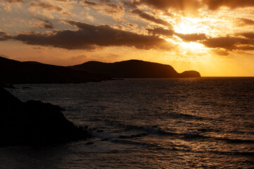 Menorca seascape sunset sunrise mountain sea view
