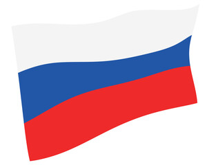 Fototapeta premium ロシア 国 旗 世界 アイコン