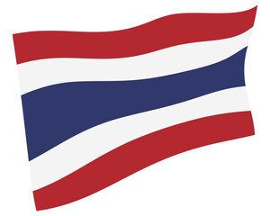 タイ　国　旗　世界　アイコン
