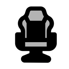Gaming Chair Duotone Icon