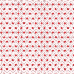 Seamless flower red background pattern for design