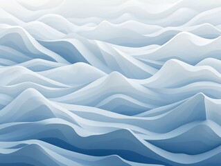 Obraz premium Blue and White Background With Wavy Lines