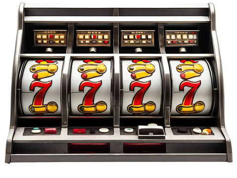 slot machine isolated on a Transparent backgro