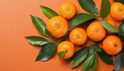 tangerines on a wooden background