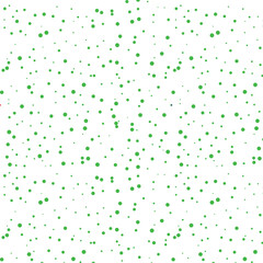 Green dot and white abstract background