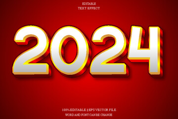 2024 Editable Text Effect Emboss Gradient Style