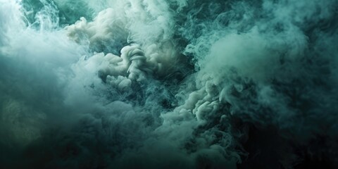 A close up view of a cloud of smoke. This image captures the intricate details and textures of the smoke, creating a visually captivating scene.