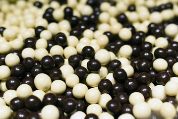 Multi-sweet candies in the store