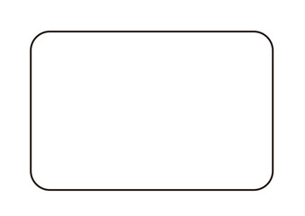 シンプルなフレームイラスト