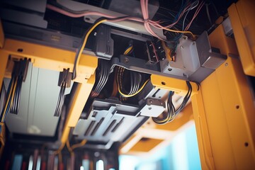 cable management process inside a computer case