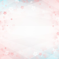 春の桜の季節と高級感な和風背景素材