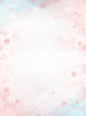 春の桜の季節と高級感な和風背景素材