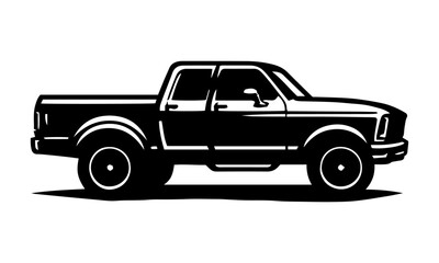 trunk logo icon on white background, Vector illustration , silhouette style logo