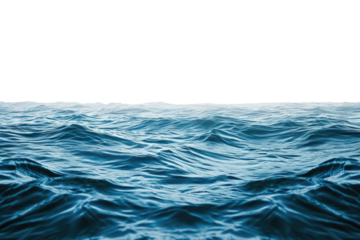 Ocean surface, cut out - stock png.