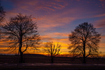  beautiful winter sunrise.