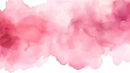 Abstract pink watercolor hand painted background. Texture paper. illustration. Generative AI