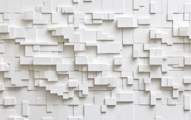 white tiled wall with squares