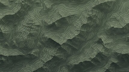 Seamless pattern with topographic map of the island of Mallorca Generative AI