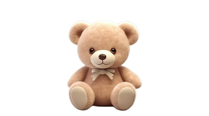 Teddy Day isolated on transparent background, Generative ai.