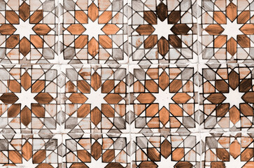 Traditional ornate portuguese decorative tiles azulejos background - 706903977