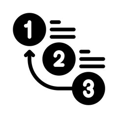 prioritize glyph icon
