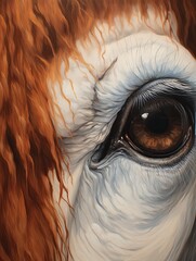 Alpaca Eyes: Captivating Anatomy of Farm Animals in Nature