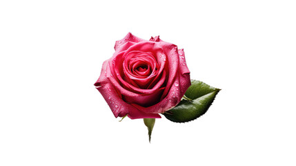 Rose Day isolated on transparent background, Generative ai.
