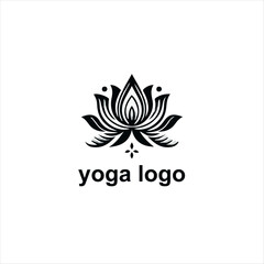 Vector yoga and wellness logo branding identity corporate vector design
