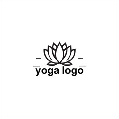 Vector yoga and wellness logo branding identity corporate vector design