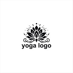 Vector yoga and wellness logo branding identity corporate vector design