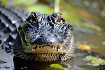 Obraz premium Alligator background 