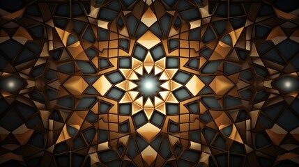 Abstract kaleidoscope background. Beautiful kaleidoscope seamless pattern.