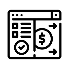 funds line icon
