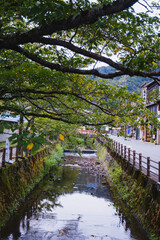 Fototapeta na wymiar A historic hot spring town in western Japan【Kinosaki Onsen】
