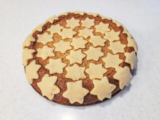 Polish-style walnut torte