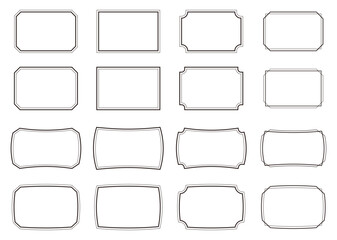 Obraz premium シンプルなフレームセット