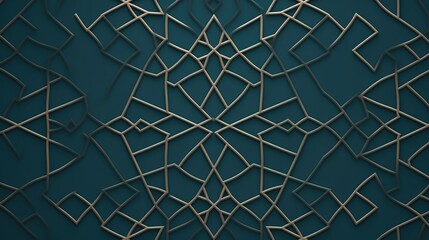 Background with arabic pattern. Geometric kaleidoscope pattern. - obrazy, fototapety, plakaty