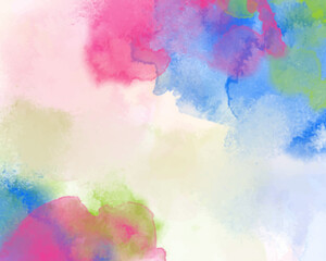 Obraz na płótnie Canvas Abstract splashed watercolor background. Design for your cover, date, postcard, banner, logo.