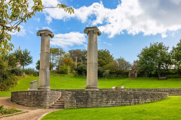 Public gardens in Swanage. Dorset, England - 706913341