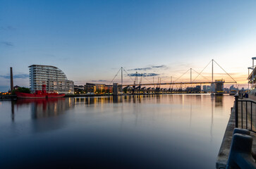 London Royal Victoria Dock Footbridge