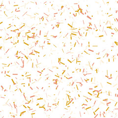 An abstract cut out transparent confetti particle texture design element.