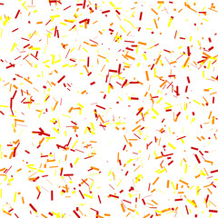 Fototapeta na wymiar An abstract cut out transparent confetti particle texture design element.