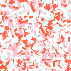An abstract cut out transparent confetti particle texture design element.
