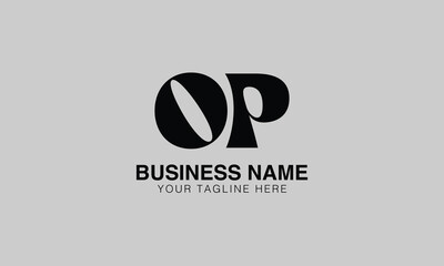 Obraz premium OP o op initial logo | initial based abstract modern minimal creative logo, vector template image. luxury logotype logo, real estate homie logo. typography logo. initials logo