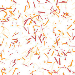 An abstract cut out transparent confetti particle texture design element.