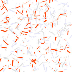 An abstract cut out transparent confetti particle texture design element.