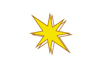 Star Basic Graphic Sticker Design