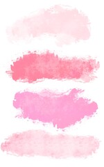 set of frames in pink tone on a white background