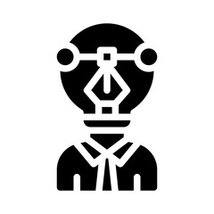 innovation glyph icon