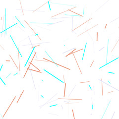 An abstract cut out transparent confetti particle texture design element.